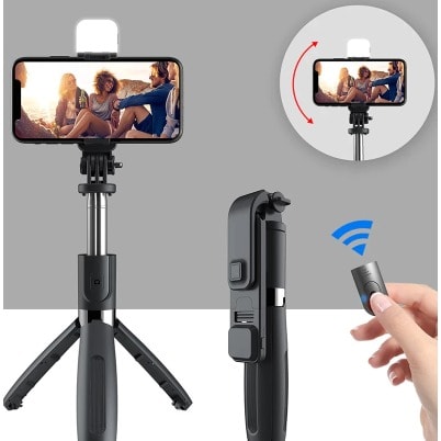 Trépied Led LIVE + Microphone k9