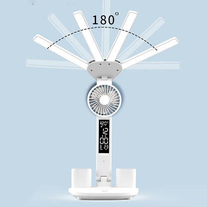 Lampe de bureau LED pour enfants avec ventilateur