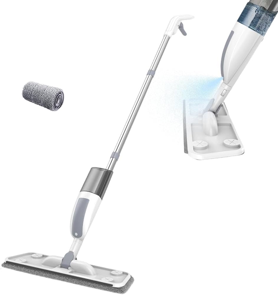 Balai microfibre avec spray