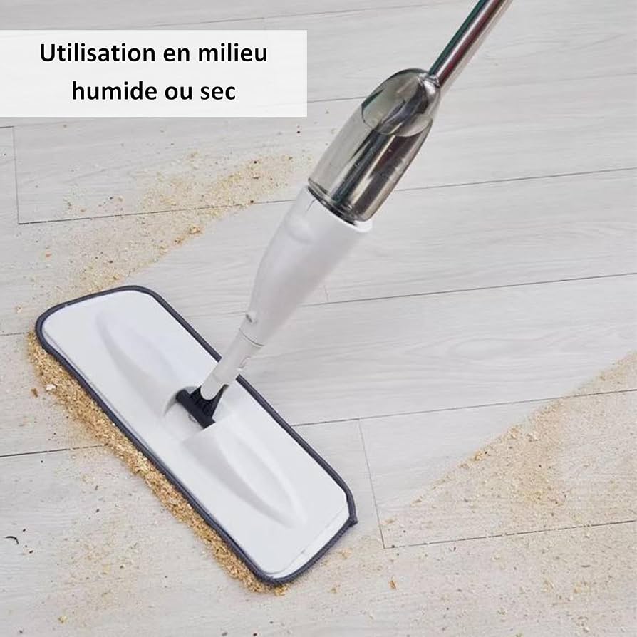 Balai microfibre avec spray
